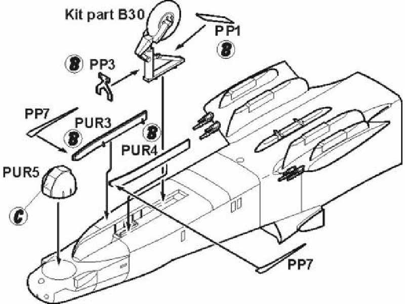 OV-10D + Bronco undercarriage set - image 1