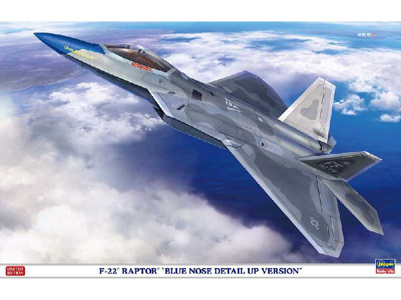 52293 F-22 Raptor Blue Nose Detail Up Version - image 1