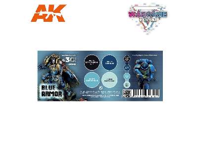 Ak 1063 Blue Armor Set - image 2