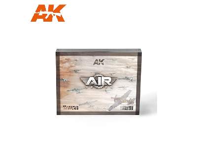 Ak 11921 Wooden Box With 120 Colors Of 3gen Air Range - Special Edition - image 1