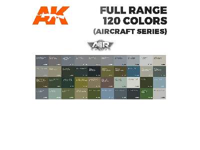 Ak 11921 Wooden Box With 120 Colors Of 3gen Air Range - Special Edition - image 4