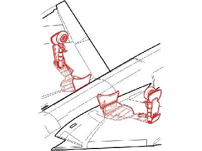 Hawker Hunter undercarriage set - image 4