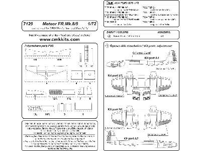 Gloster Meteor FR. Mk 8/9 - exterior set for MPM - image 2