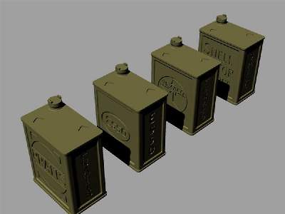 2 Gal British Pow Canisters (Commercial Set) - image 3