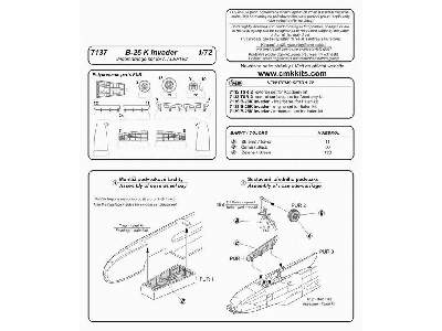 B-26 Invader Undercarriage set (Italeri) - image 2