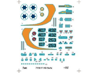 F-16D SUFA - conversion set for Academy - image 2