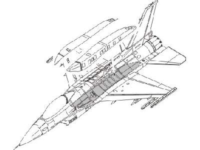 F-16C Conformal Fuel Tank - armament set for Hasegawa / Academy - image 1