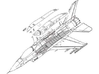 F-16C Conformal Fuel Tank - armament set for Hasegawa / Academy - image 2