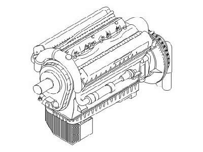 Rolls Royce Merlin XX - British aircraft engine WW II - image 1