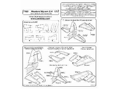 Westland Wyvern S.4  Control surfaces set 1/72 for Trumpeter - image 2