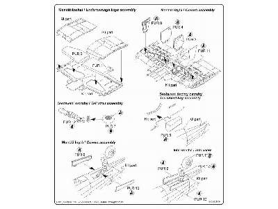 Westland Wyvern S.4  Undercarriage set 1/72 for Trumpeter kit - image 3