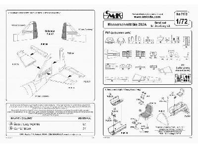 Me 262A  Detail set 1/72 for 1/72 Academy kit - image 2