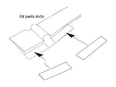 Canberra PR.Mk.9  Landing flaps 1/72 for Airfix kit - image 1
