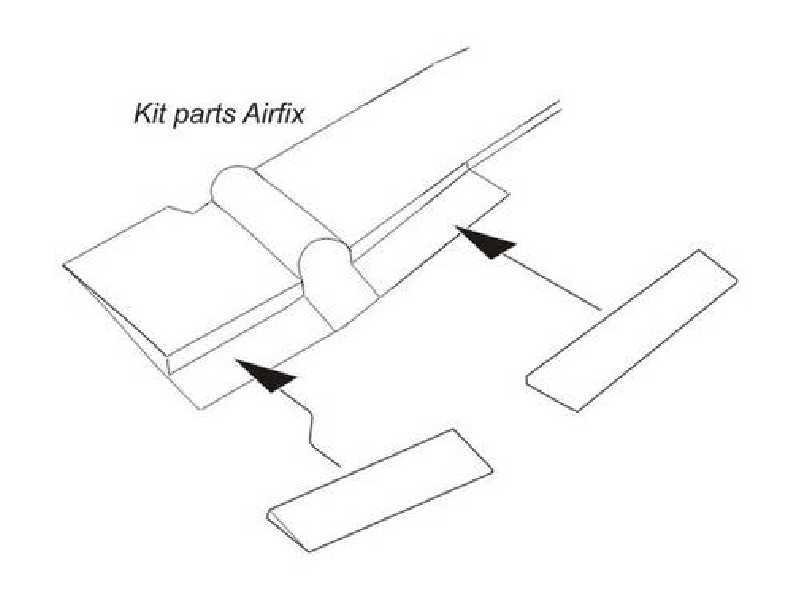 Canberra PR.Mk.9  Landing flaps 1/72 for Airfix kit - image 1