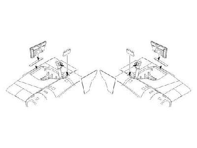 Canberra PR.Mk.9   Undercarriage bays1/72 for Airfix kit - image 1