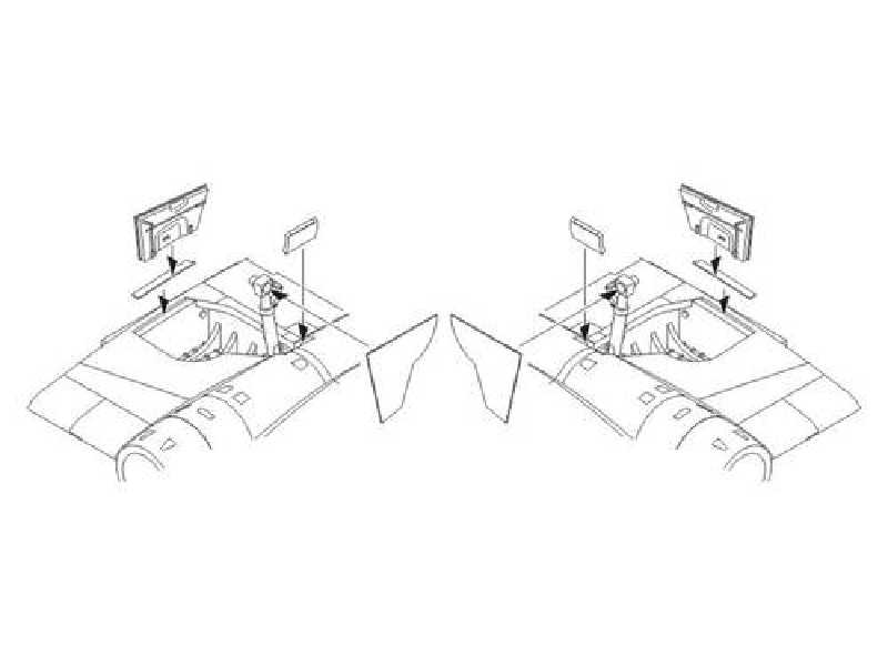 Canberra PR.Mk.9   Undercarriage bays1/72 for Airfix kit - image 1