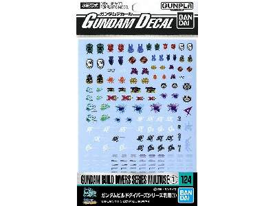 Gundam Decal 124 Ms Gundam Bd Series Multiuse 1 - image 1