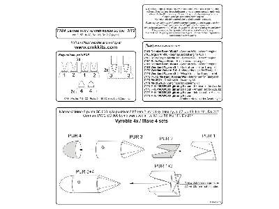 German WW II Aircraft bombs SC 500 (4 pcs) 1/72 - image 2