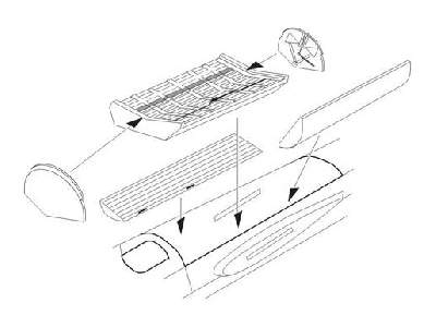 Canberra PR Mk.9   Bomb bay 1/72 for Airfix kit - image 1