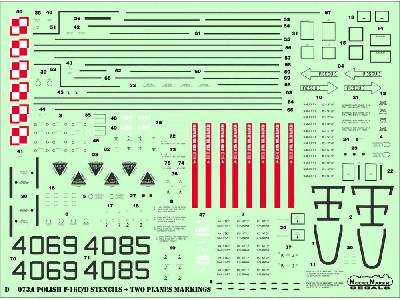 Polish F-16c/D Stencils - image 1