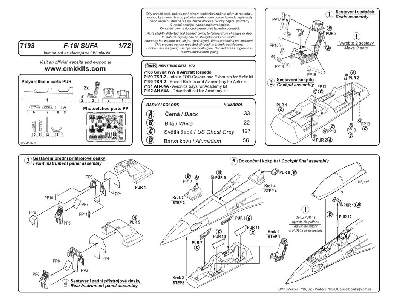 F-16I Sufa  Interior set for 1/72 Hasegawa / Kinetic kit - image 2