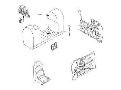 Spitfire Mk. IX  Interior set for Airfix - image 1