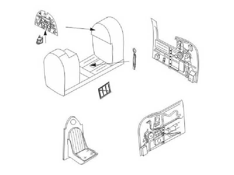 Spitfire Mk. IX  Interior set for Airfix - image 1