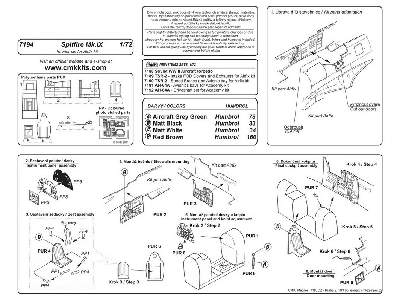 Spitfire Mk. IX  Interior set for Airfix - image 2