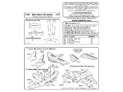 BAe Hawk 100 series  control surfaces 1/72 for Airfix kit - image 2