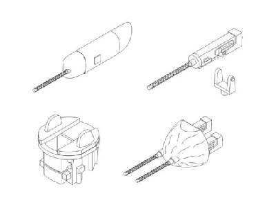 B-26F/G Marauder  Gun Turret & Machineguns 1/72 for Hasegawa - image 1