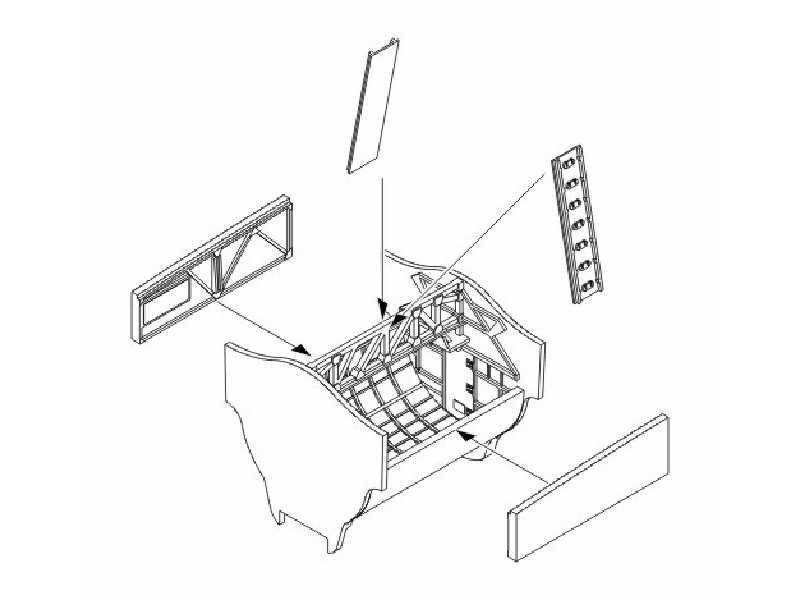 B-17G Flying Fortress  Bomb bay set 1/72 for Revell - image 1