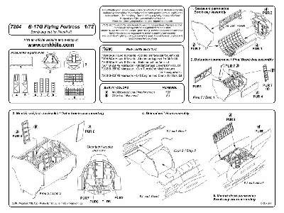 B-17G Flying Fortress  Bomb bay set 1/72 for Revell - image 2