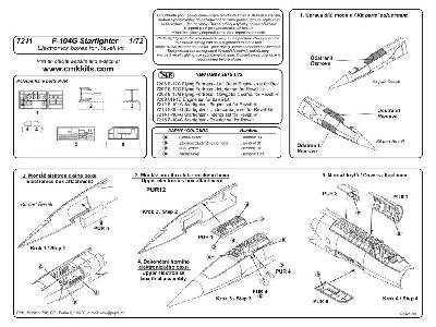 F-104G Starfighter  Electronics boxes 1/72 for Revell - image 2