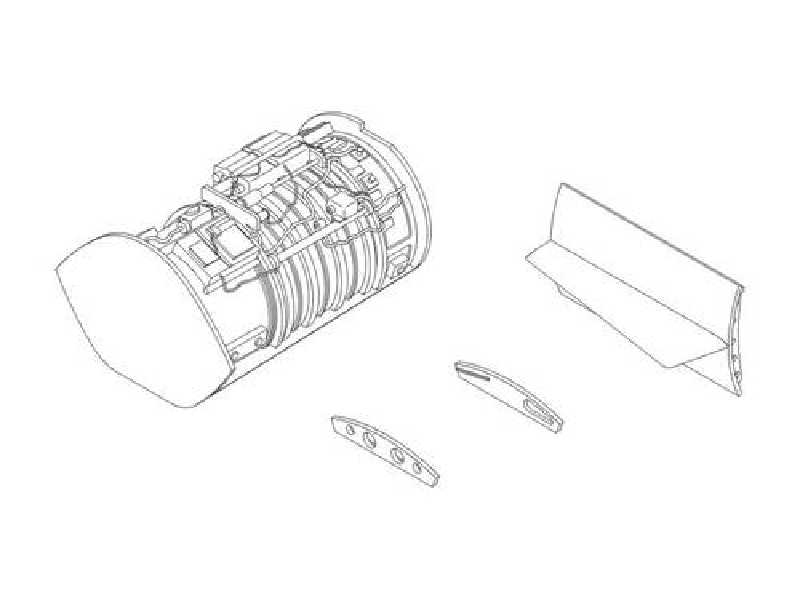 F-104G Starfighter  Engine set 1/72 for Revell - image 1