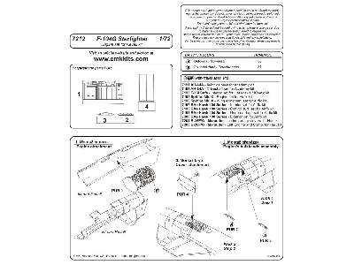 F-104G Starfighter  Engine set 1/72 for Revell - image 2