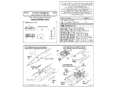 F-104G Starfighter  Undercarriage set 1/72 for Revell - image 2