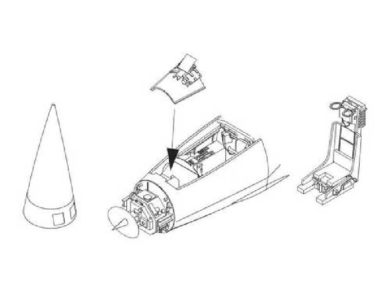 F-104G Starfighter  Interior set 1/72 for Revell - image 1