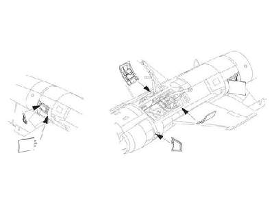 F-104G Starfighter  Exterior set 1/72 for Revell - image 1