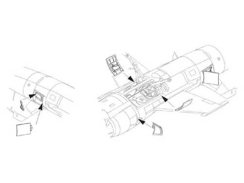 F-104G Starfighter  Exterior set 1/72 for Revell - image 1