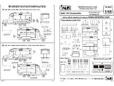 GMC 353 Clubmobile - conversion set for Tamiya - image 3