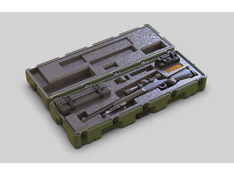 Modern Us Army Pelican M24 Rifle Case With M24 Sniper Weapon System