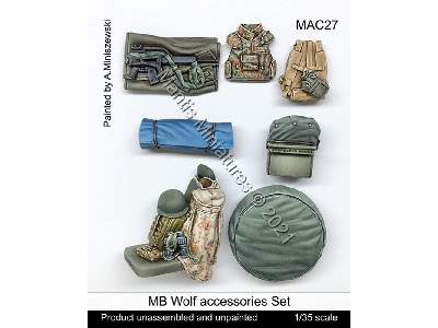 Mb Wolf Accesories Set (For Revell) - image 1