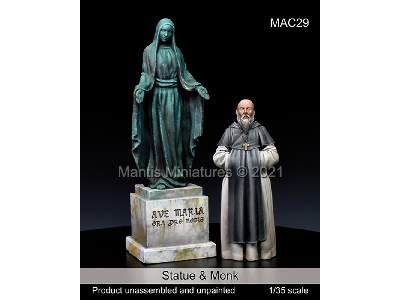Statue & Monk - image 1
