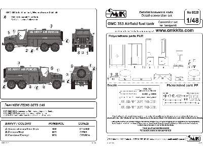 GMC 353 Airfield fuel tank - conversion set for Tamiya - image 4