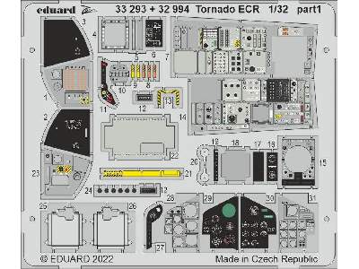 Tornado ECR interior 1/32 - Italeri - image 1