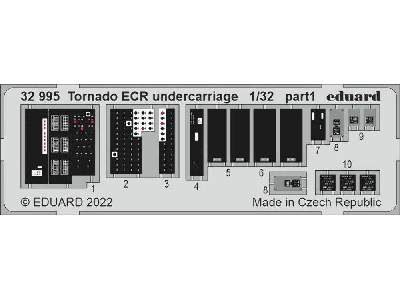 Tornado ECR undercarriage 1/32 - Italeri - image 1