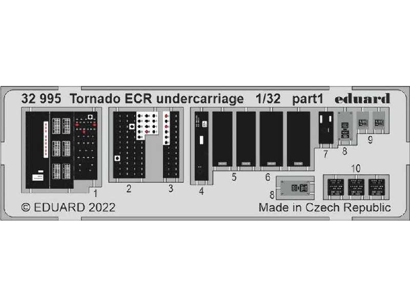 Tornado ECR undercarriage 1/32 - Italeri - image 1