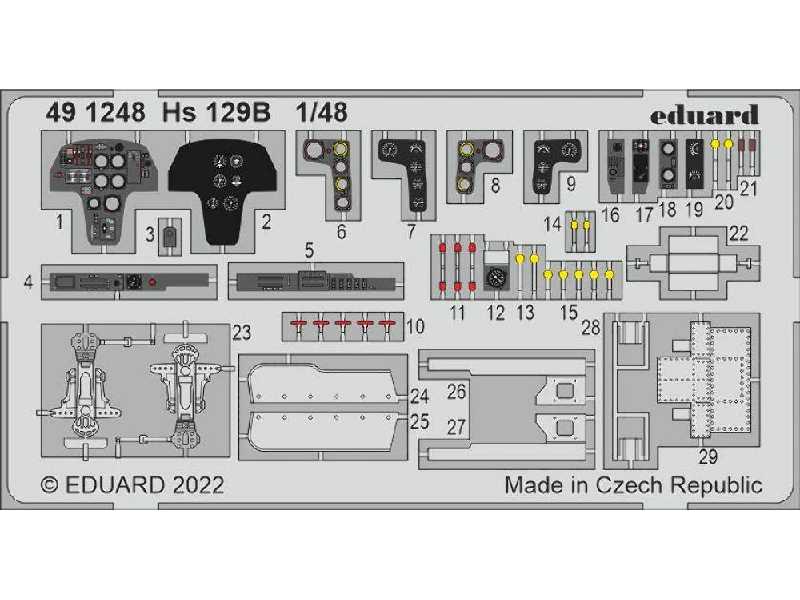 Hs 129B 1/48 - Hobby 2000 - image 1