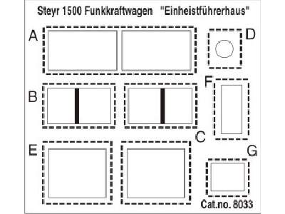 Steyr 1500 Funkkraftwagen (Einheitsfuhrerhaus) - conversion set  - image 2