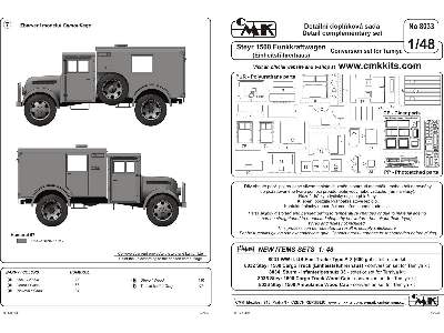 Steyr 1500 Funkkraftwagen (Einheitsfuhrerhaus) - conversion set  - image 4